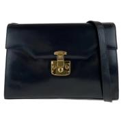 Pre-owned Leather gucci-bags Gucci Vintage , Black , Dames