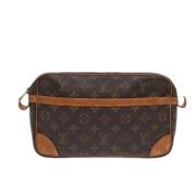 Pre-owned Canvas louis-vuitton-bags Louis Vuitton Vintage , Brown , Da...