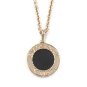 Pre-owned Metal necklaces Bvlgari Vintage , Black , Dames