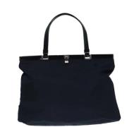 Pre-owned Fabric shoulder-bags Prada Vintage , Blue , Dames