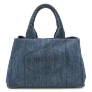 Pre-owned Fabric prada-bags Prada Vintage , Blue , Dames