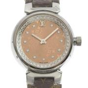 Pre-owned Metal watches Louis Vuitton Vintage , Brown , Dames