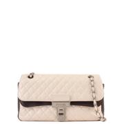 Pre-owned Fabric chanel-bags Chanel Vintage , White , Dames