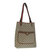 Pre-owned Leather gucci-bags Gucci Vintage , Beige , Dames