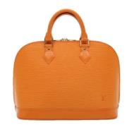 Pre-owned Leather louis-vuitton-bags Louis Vuitton Vintage , Orange , ...