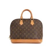 Pre-owned Canvas handbags Louis Vuitton Vintage , Brown , Dames