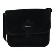 Pre-owned Canvas shoulder-bags Hermès Vintage , Black , Dames