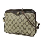 Pre-owned Canvas gucci-bags Gucci Vintage , Beige , Dames