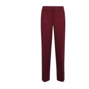 Magenta Broek met Verborgen Sluiting Via Masini 80 , Red , Dames