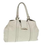 Pre-owned Canvas handbags Gucci Vintage , Beige , Dames