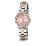 Dames Armbandhorloge Fawn zilver, roségoud 32 mm Gw0686L4 Guess , Mult...