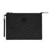 Compact Monogram Pochette Zwart Unisex Jordan , Black , Unisex