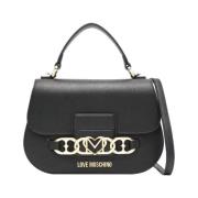 Zwarte schoudertas voor vrouwen Moschino , Black , Dames