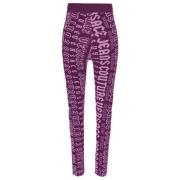 Broek Versace Jeans Couture , Purple , Dames