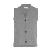 Stijlvolle Vest 18604 Moss Copenhagen , Gray , Dames