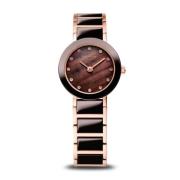 Dames keramisch horloge 22 mm armband roestvrijstalen band met keramis...