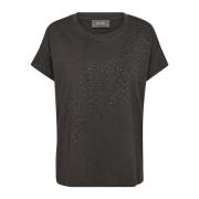 Stud Tee Top met studs Asfalt MOS Mosh , Gray , Dames