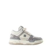 Grijze Leren Bandana Ma-1 Sneakers Amiri , Gray , Heren