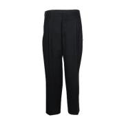 Pre-owned Wool bottoms Balenciaga Vintage , Black , Dames