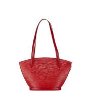 Pre-owned Leather louis-vuitton-bags Louis Vuitton Vintage , Red , Dam...