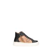 Zwarte Sneakers met Kaartprint Alviero Martini 1a Classe , Black , Dam...