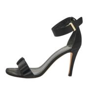 Pre-owned Satin heels Celine Vintage , Black , Dames