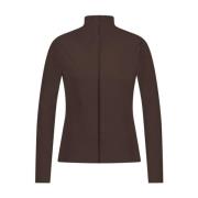 Top van technisch jersey Jane Lushka , Brown , Dames