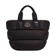 Gewatteerde Mini Tote Tas Moncler , Black , Dames