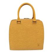 Pre-owned Leather louis-vuitton-bags Louis Vuitton Vintage , Yellow , ...