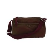 Pre-owned Nylon prada-bags Prada Vintage , Red , Dames