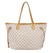 Pre-owned Canvas louis-vuitton-bags Louis Vuitton Vintage , White , Da...