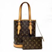 Pre-owned Canvas totes Louis Vuitton Vintage , Brown , Dames