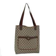 Pre-owned Leather gucci-bags Gucci Vintage , Beige , Dames