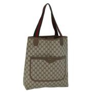 Pre-owned Leather gucci-bags Gucci Vintage , Beige , Dames