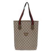 Pre-owned Canvas totes Gucci Vintage , Beige , Dames