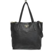 Pre-owned Leather prada-bags Prada Vintage , Black , Dames