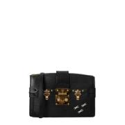 Pre-owned Leather louis-vuitton-bags Louis Vuitton Vintage , Black , D...