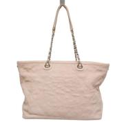 Pre-owned Leather chanel-bags Chanel Vintage , Pink , Dames