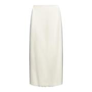 Witte Pencil Midi Rok Blanca Vita , White , Dames