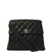 Pre-owned Fabric chanel-bags Chanel Vintage , Black , Dames