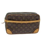 Pre-owned Canvas louis-vuitton-bags Louis Vuitton Vintage , Brown , Da...