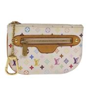 Pre-owned Canvas pouches Louis Vuitton Vintage , White , Dames