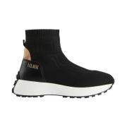 Zwarte Sneakers Geo Classic Stijl Alviero Martini 1a Classe , Black , ...