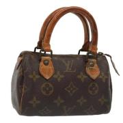 Pre-owned Canvas louis-vuitton-bags Louis Vuitton Vintage , Brown , Da...