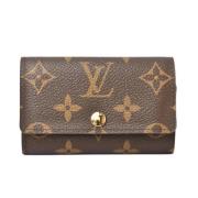 Pre-owned Canvas key-holders Louis Vuitton Vintage , Brown , Heren