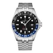 Zwitsers heren duikhorloge GMT Revue Thommen , Black , Heren