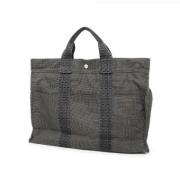 Pre-owned Canvas handbags Hermès Vintage , Black , Dames