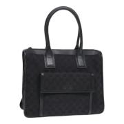 Pre-owned Canvas totes Gucci Vintage , Black , Dames