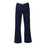 Hoge taille donkere denim jeans Nine In The Morning , Blue , Dames