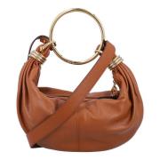 Bruine leren hobo tas Chloé , Brown , Dames